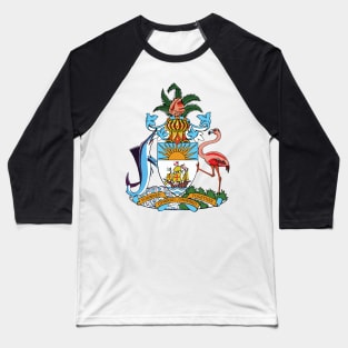 Bahamas Coat of Arms Baseball T-Shirt